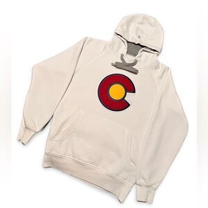 Colorado Avalanche Hoodie Small Antigua Special Edition 2.0 Victory Women White